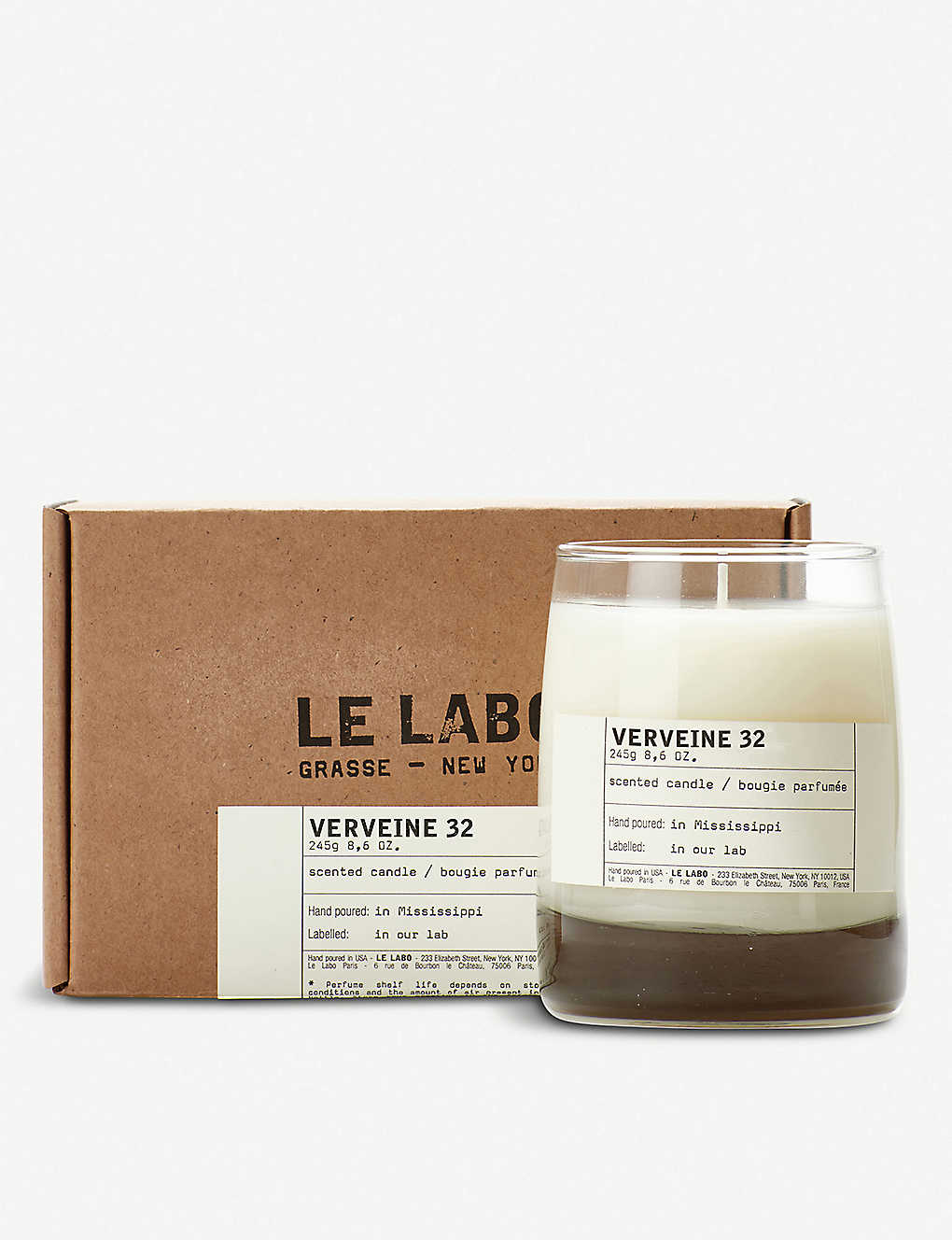 Shop Le Labo Verveine 32 Scented Candle