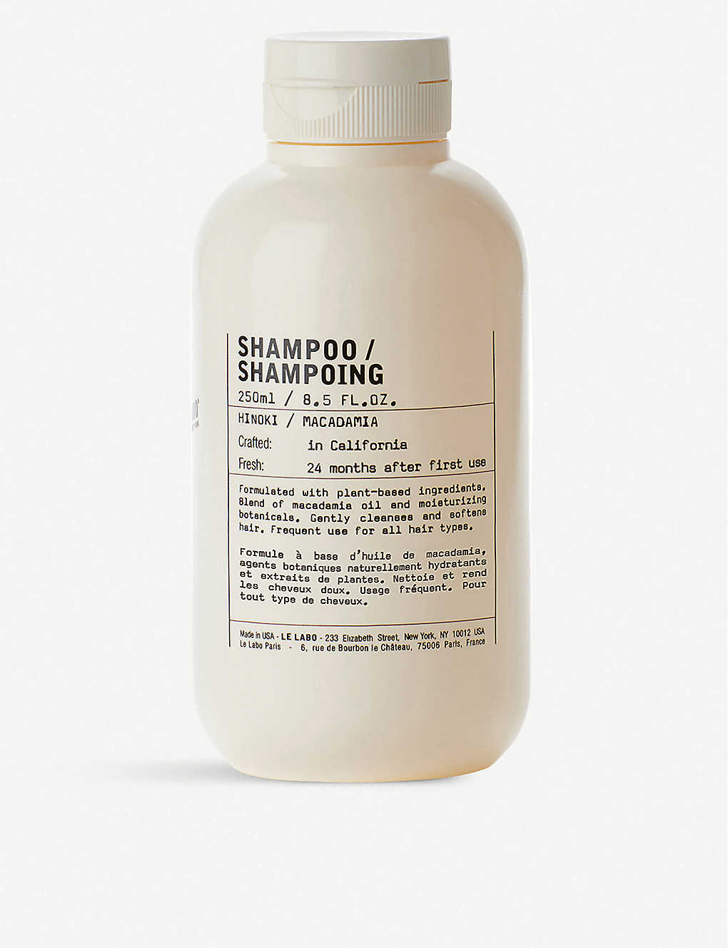 Shop Le Labo Suitable For Vegans Ladies Shampoo, Size: 250ml