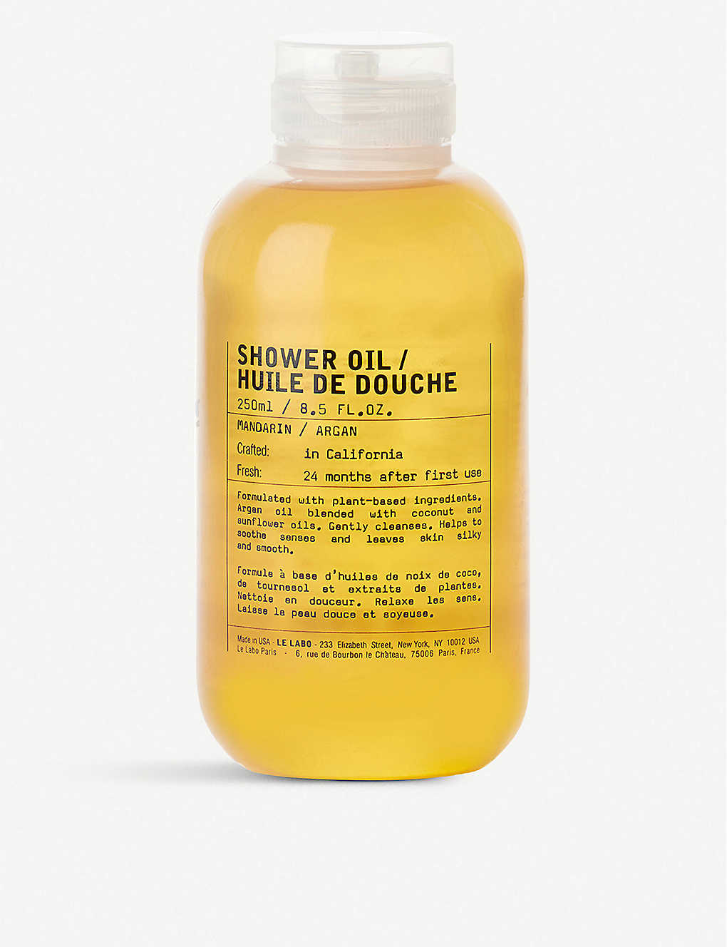 Mandarin shower oil 250ml