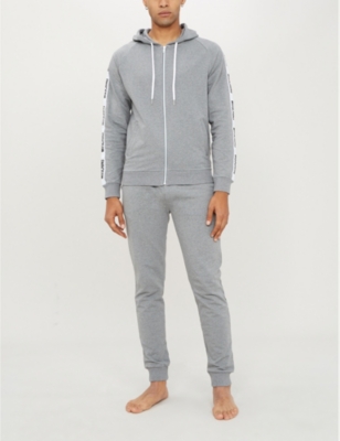 moschino grey tape tracksuit