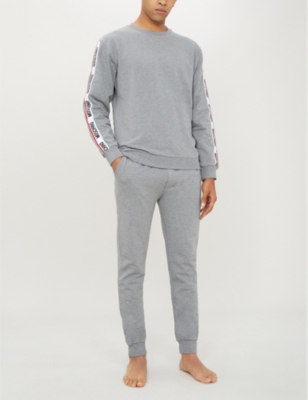 grey moschino tracksuit