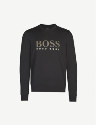 hugo boss sweatshirt gold