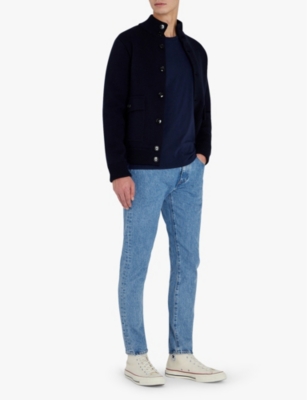 POLO RALPH LAUREN: Crewneck long-sleeved cotton-jersey T-shirt