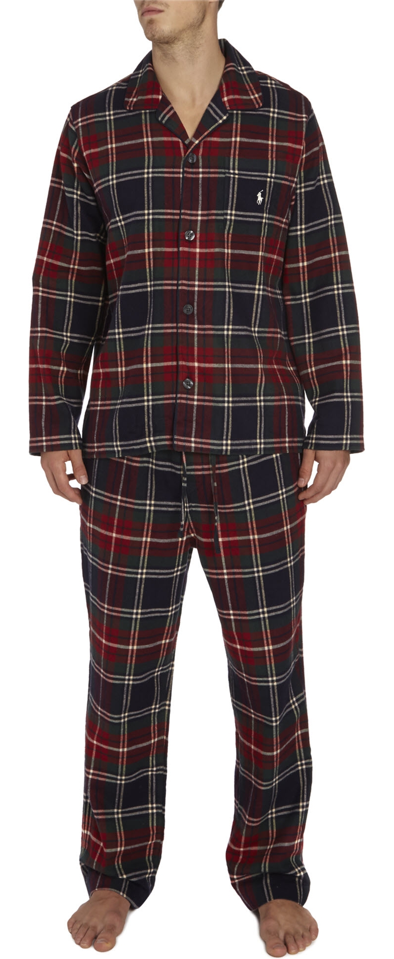 RALPH LAUREN   Flannel plaid pyjama set