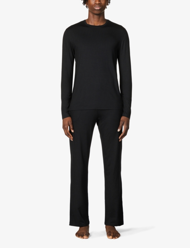 Basel long-sleeved stretch-modal top