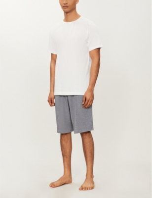 Shop Derek Rose Derek Rose Men's Charcoal Marlowe Stretch-modal Shorts In Grey