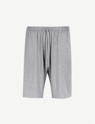 Shop Derek Rose Derek Rose Men's Charcoal Marlowe Stretch-modal Shorts In Grey