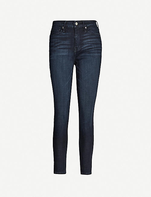 GOOD AMERICAN: Good Waist skinny high-rise stretch-denim jeans