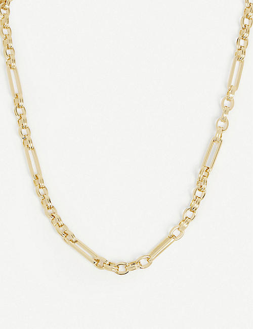MISSOMA: Axiom 18ct yellow gold-plated vermeil sterling-silver chain necklace