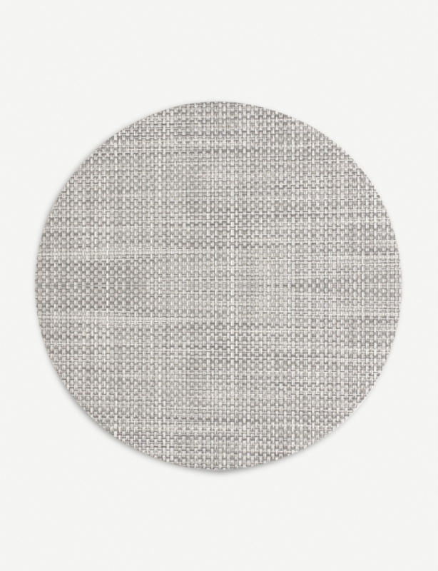 Basketweave round placemat 38 cm