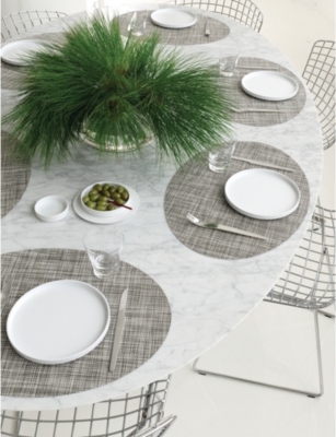 Chilewich Basketweave Oval Placemat 36 X 49 Cm