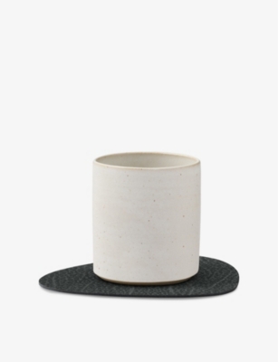 LIND DNA: Hippo Curve leather coaster