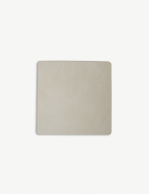 LIND DNA: Nupo square leather coaster