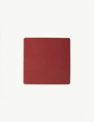 LIND DNA: Nupo square leather coaster