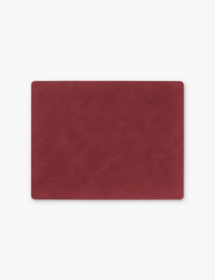 LIND DNA: Nupo rectangle leather placemat