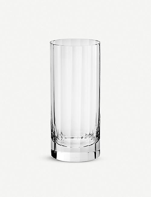 RICHARD BRENDON：波纹水晶双高球玻璃杯 15.5 厘米
