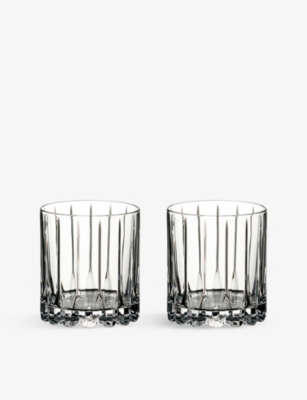 RIEDEL: Drinks Specific Glassware set of two crystal neat glasses