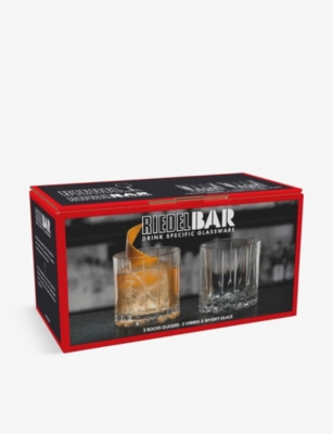 Riedel Drinks Specific Glassware Set Of Two Crystal Rocks Glasses
