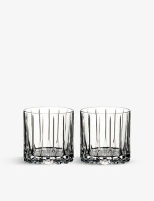 RIEDEL: Drinks Specific Glassware set of two crystal rocks glasses