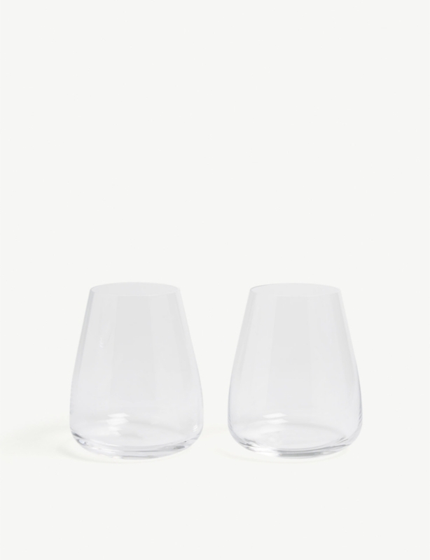 Wine Culture water glass set of two