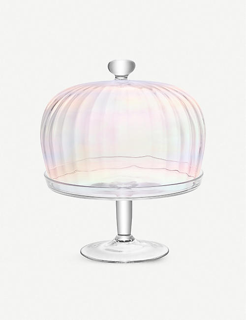 LSA: Aurelia Pearl glass dome and stand 31cm