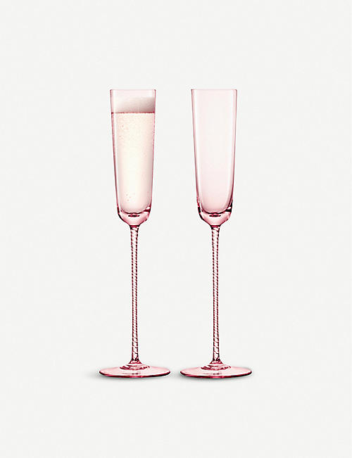 LSA: Champagne Theatre Champagne flute set of two