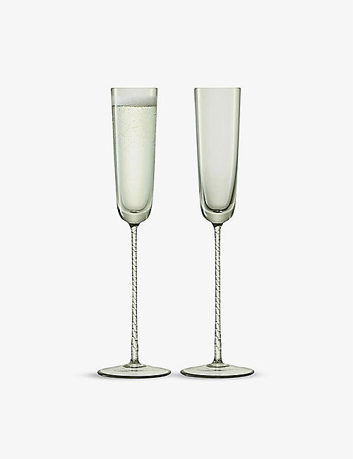 LSA：Champagne Theatre 香槟酒杯（两件装）