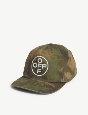off white camo hat