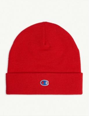 champion red beanie