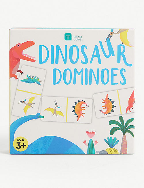 TALKING TABLES: Dinosaur dominoes game