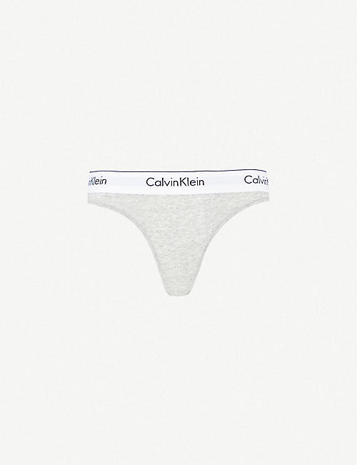 CALVIN KLEIN: Modern stretch-cotton thong