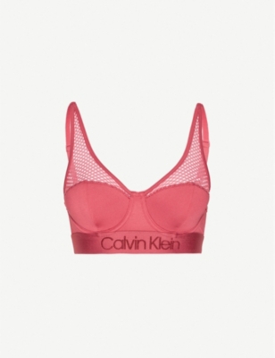 calvin klein tonal logo bralette