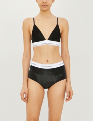 Calvin klein cheap velvet underwear set