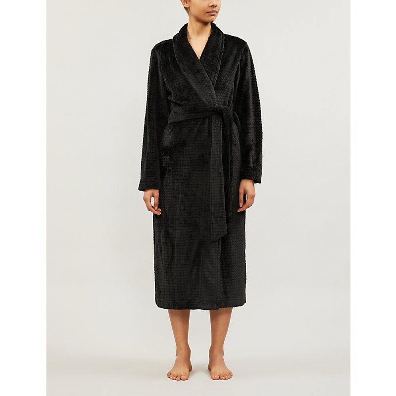 Calvin Klein Collarless Woven Robe