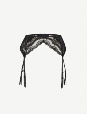 B Tempt D Lace Kiss Lace Suspender Belt Selfridges Com