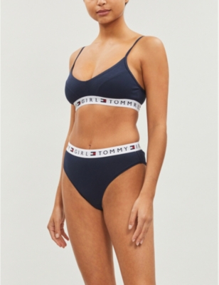 tommy hilfiger bralette navy