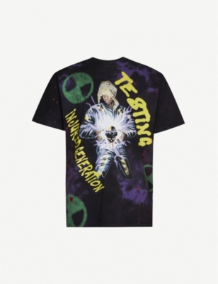 AWGE: Blood Sweat Tears graphic-print cotton jersey T-shirt