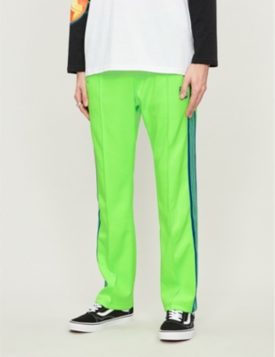 needles track pants green