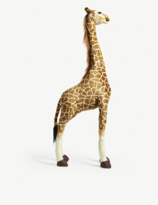 standing stuffed giraffe