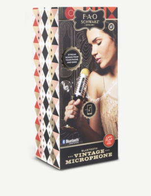 FAO SCHWARZ: Vintage bluetooth microphone