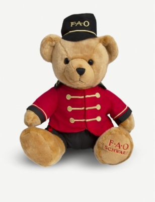 FAO PLUSH: Bear Soldier plush toy 38cm