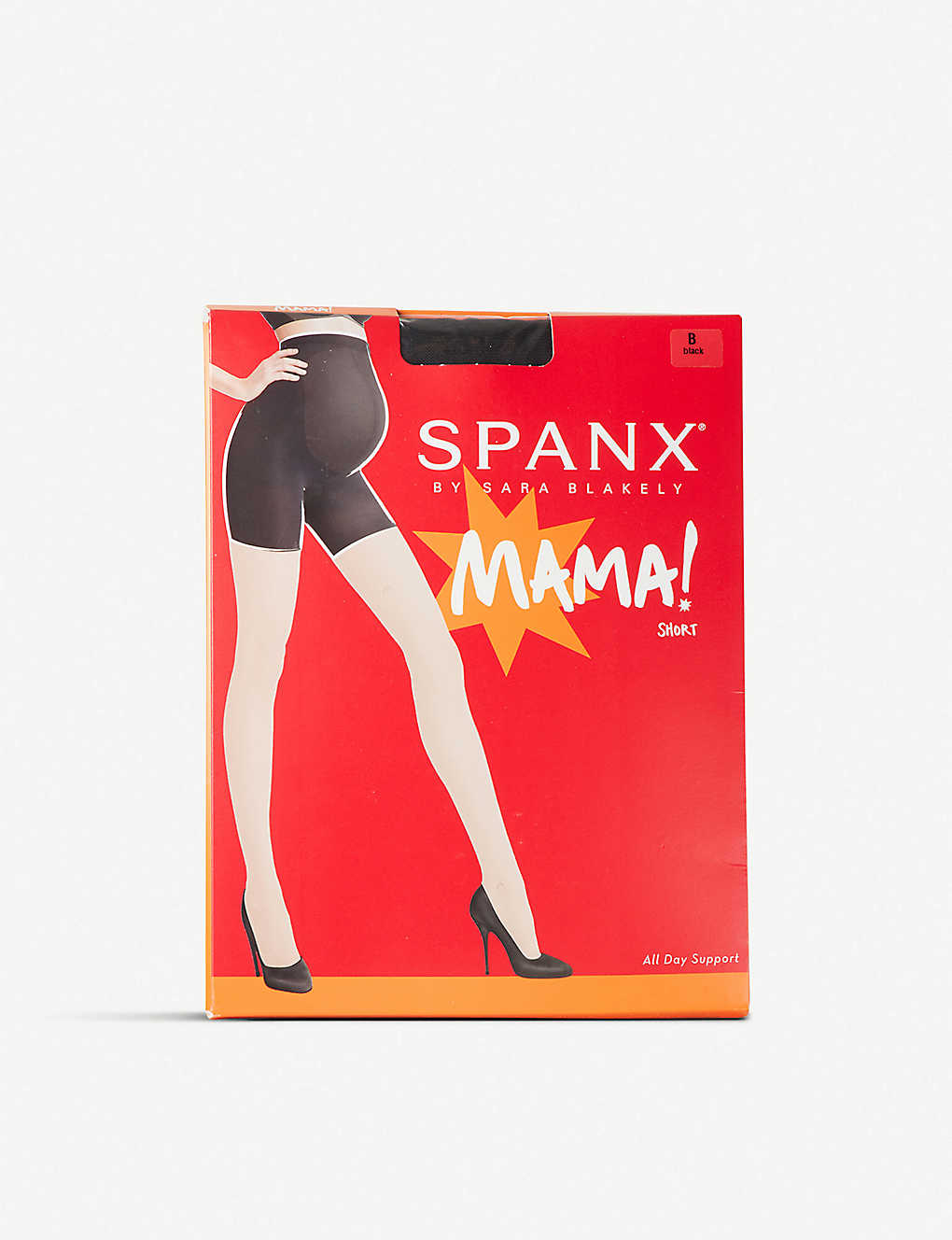 Spanx Mama Power Knitted Shorts In Black