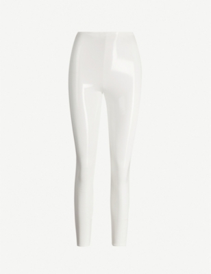 Commando Faux Patent Leather Legging in Porcelain