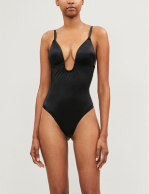 Buy SPANX® Medium Control Suit Your Fancy Low Back Plunge Mid Thigh  Bodysuit from Next Canada