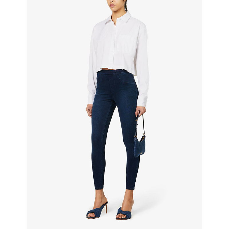 Shop Spanx Women's Twilight Rinse Jean-ish Cotton-blend Leggings