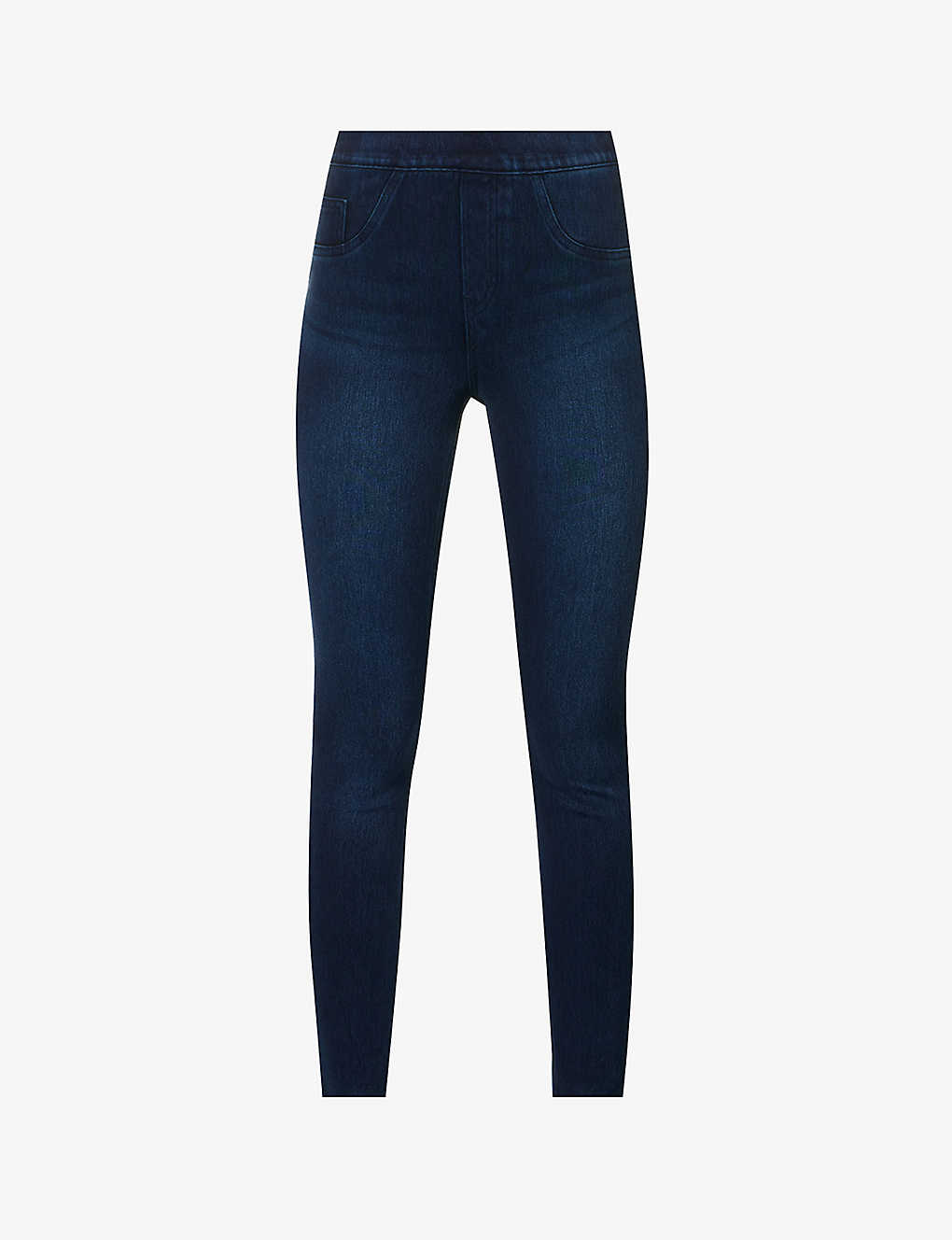 Shop Spanx Womens Twilight Rinse Jean-ish Cotton-blend Leggings