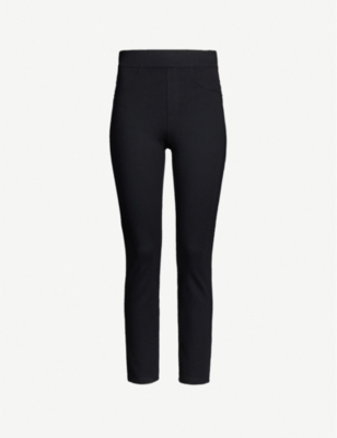 SPANX: 4-Pocket high-rise skinny stretch-ponté trousers
