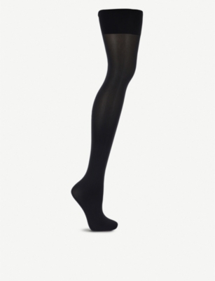 Shop Wolford Women's Black Tummy 66 Control Top Tights