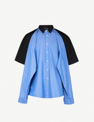 balenciaga layered shirt