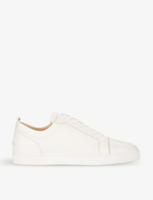 CHRISTIAN LOUBOUTIN: Louis Junior leather trainers